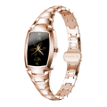 Smart Watch Women Gold Fitness Bracelet Smartwatch Women 2021 IP67 Waterproof Heart Rate Monitoring Android IOS for Girl Ladys